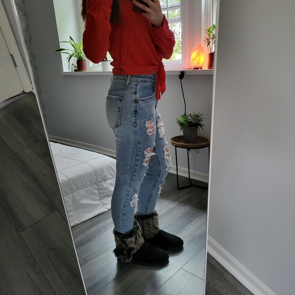 90s distressed high rise summer mom jeans - Picture 4 of 12